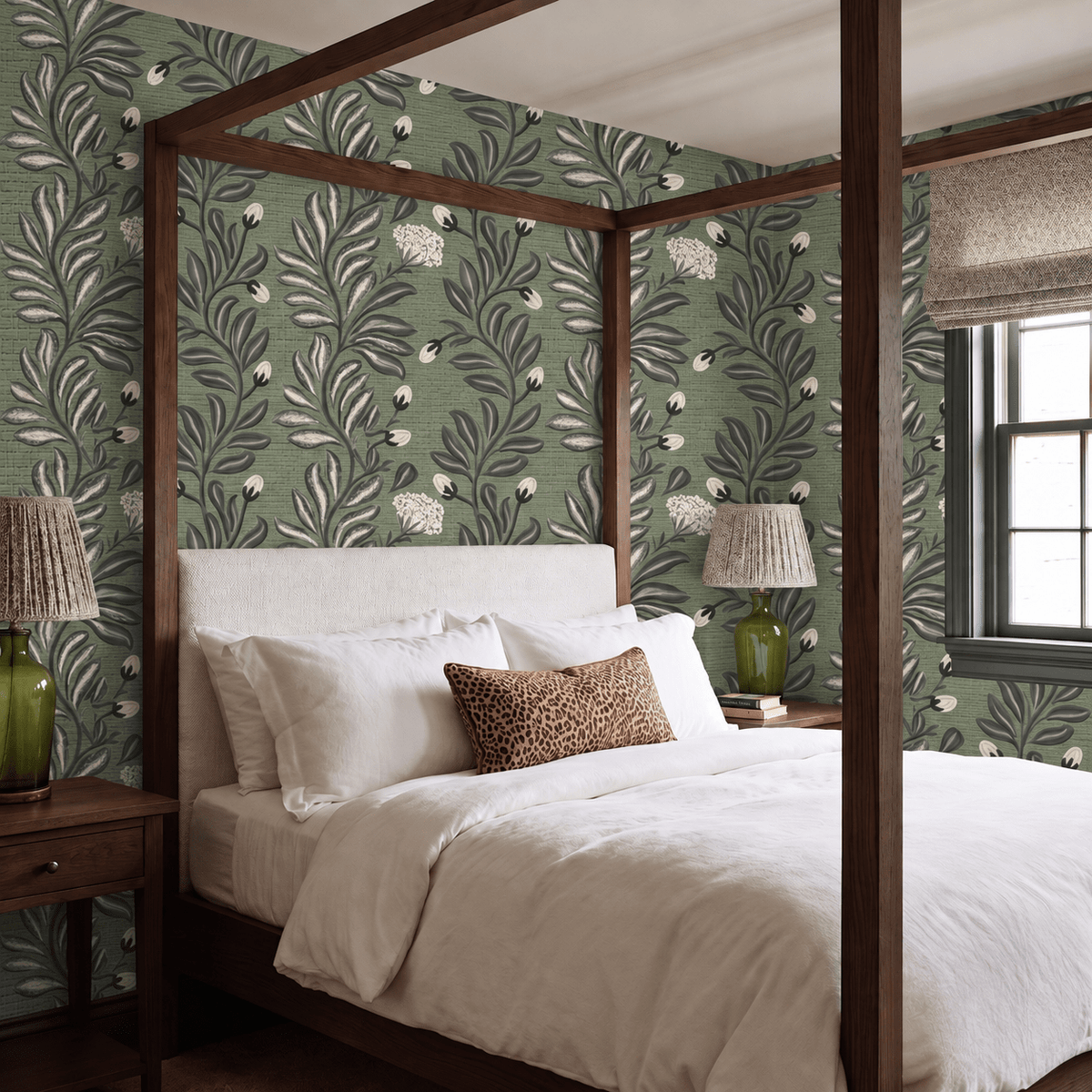 Vine & Dandy Faux Grasscloth Wallpaper - Painted Paper