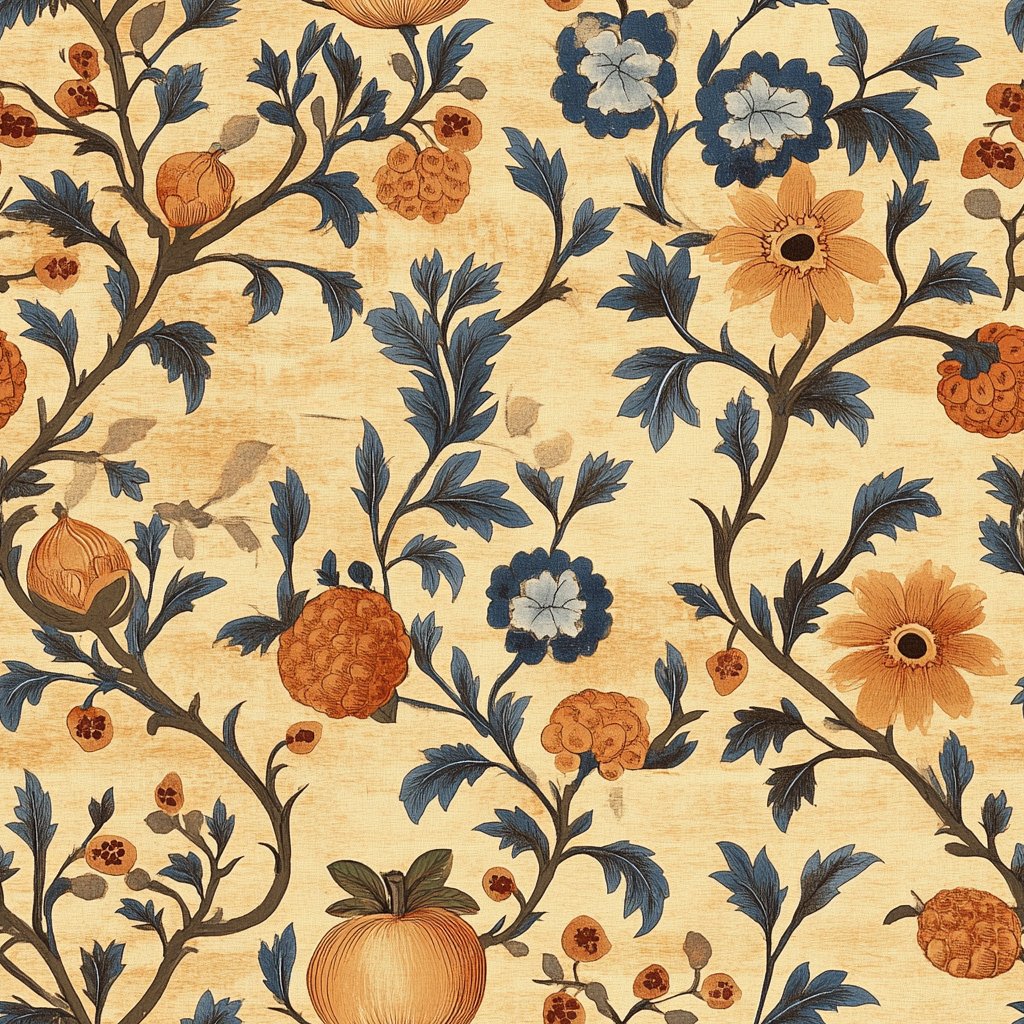 Vintage Orchard - Painted Paper
