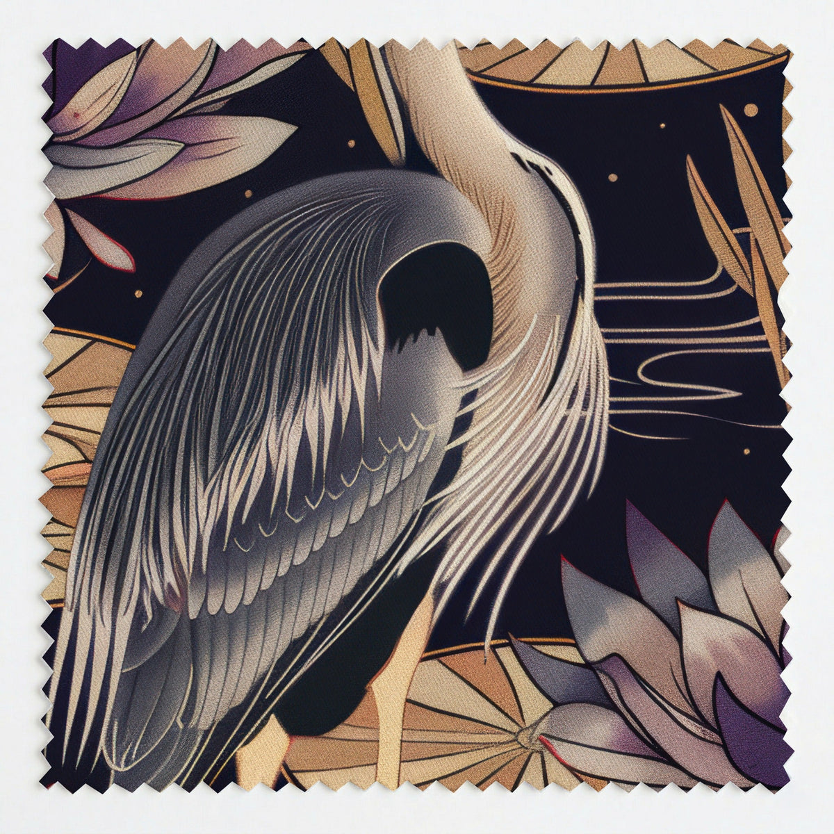 Violeta - Fabric - Painted Paper