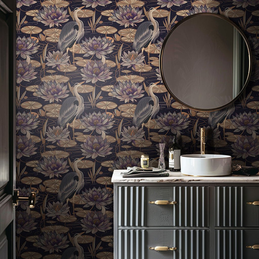 Violeta Wallpaper - Painted Paper