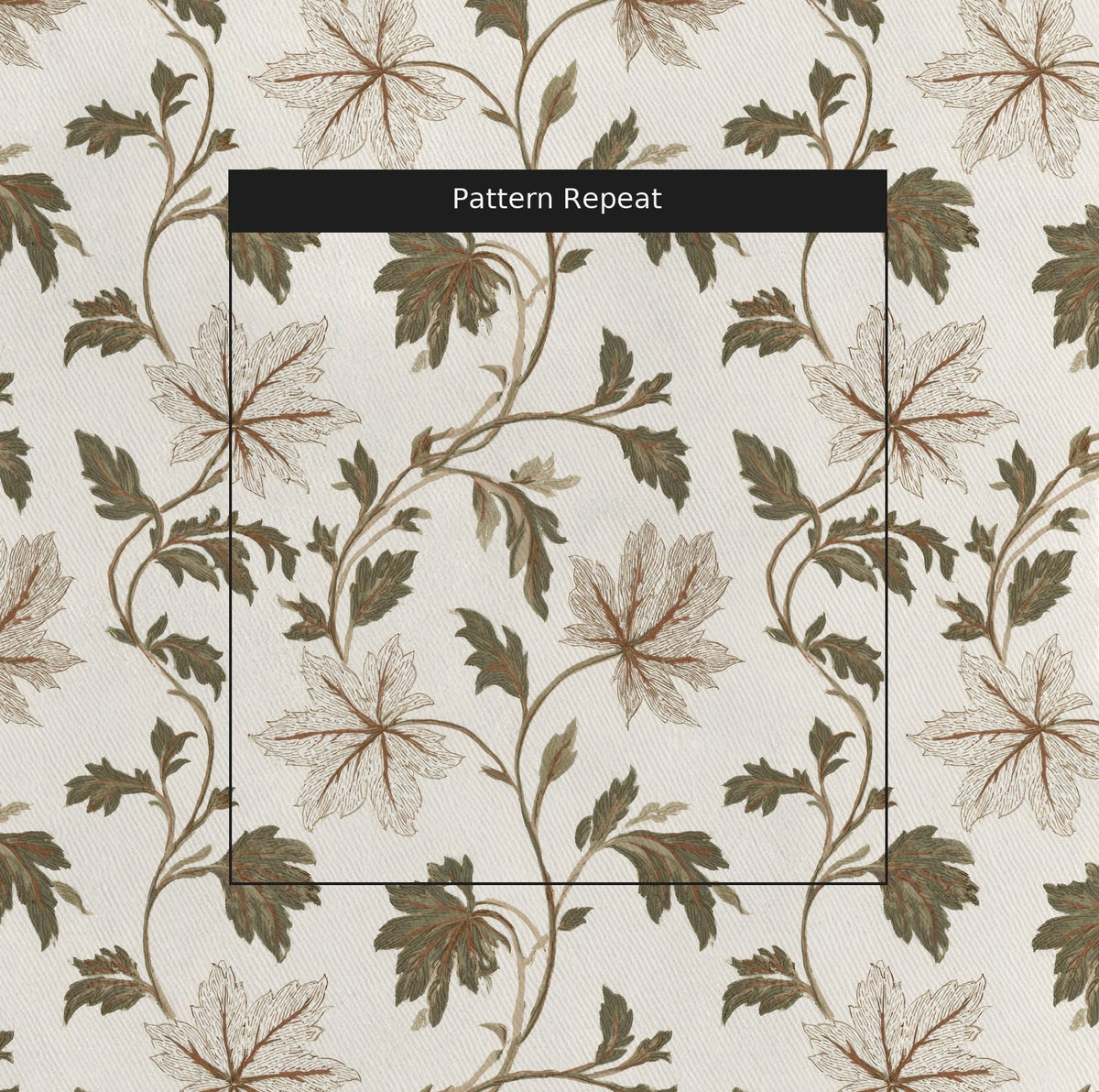 Vivienne Maple Vine - Fabric - Painted Paper