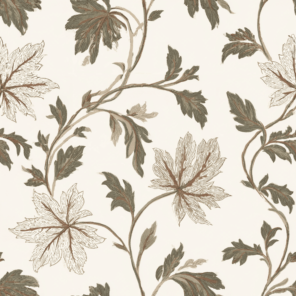 Vivienne Maple Vine Wallpaper - Painted Paper