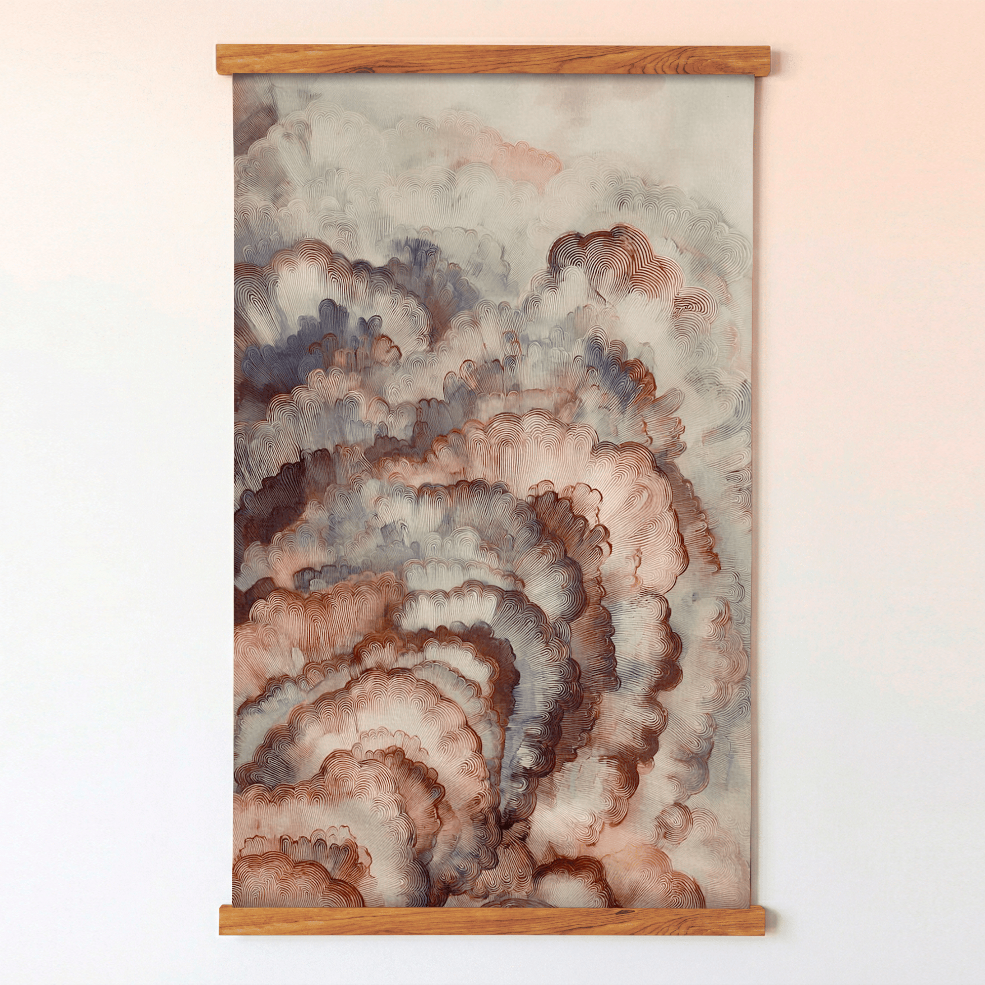 Water Marbling - Tapestry - Painted Paper