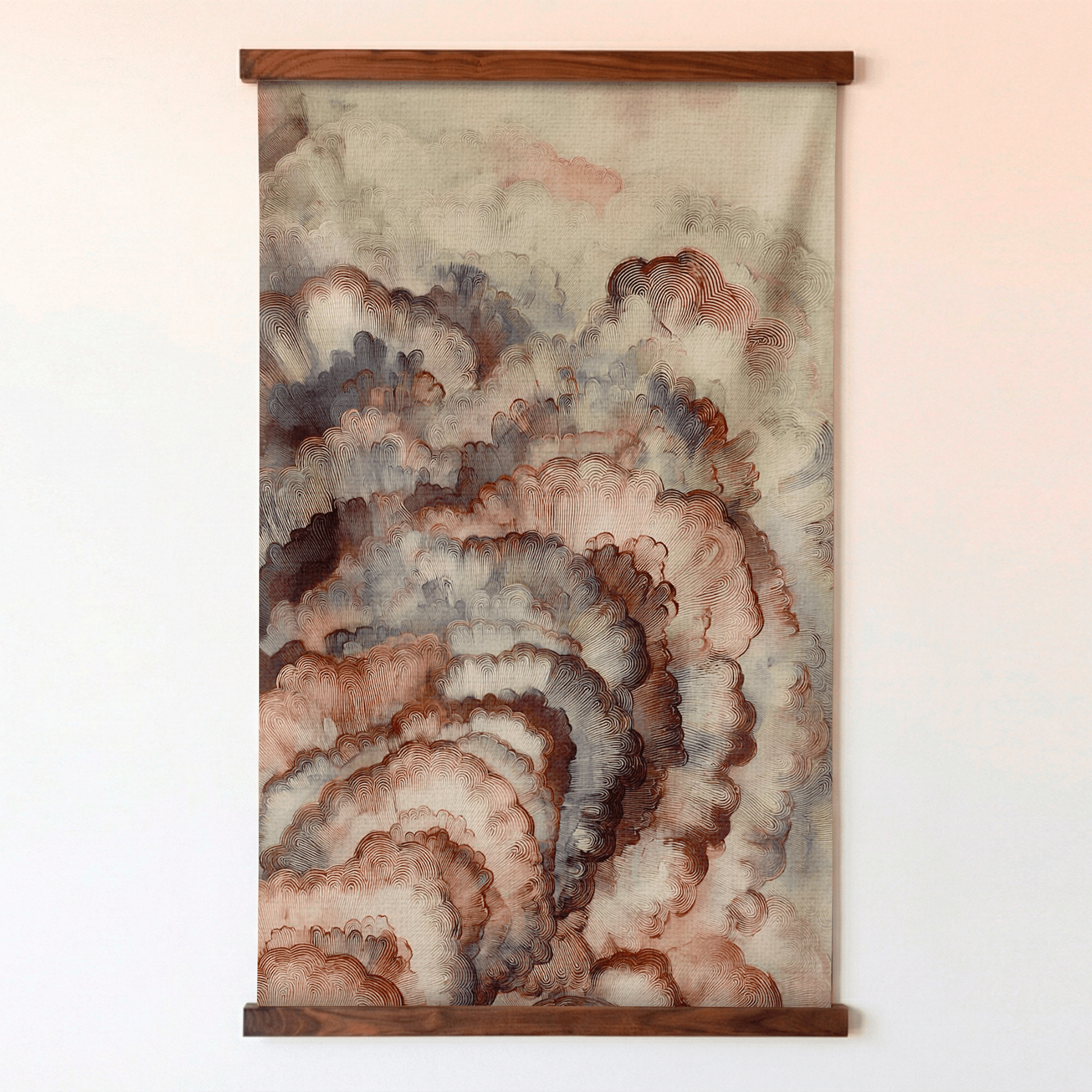 Water Marbling - Tapestry - Painted Paper