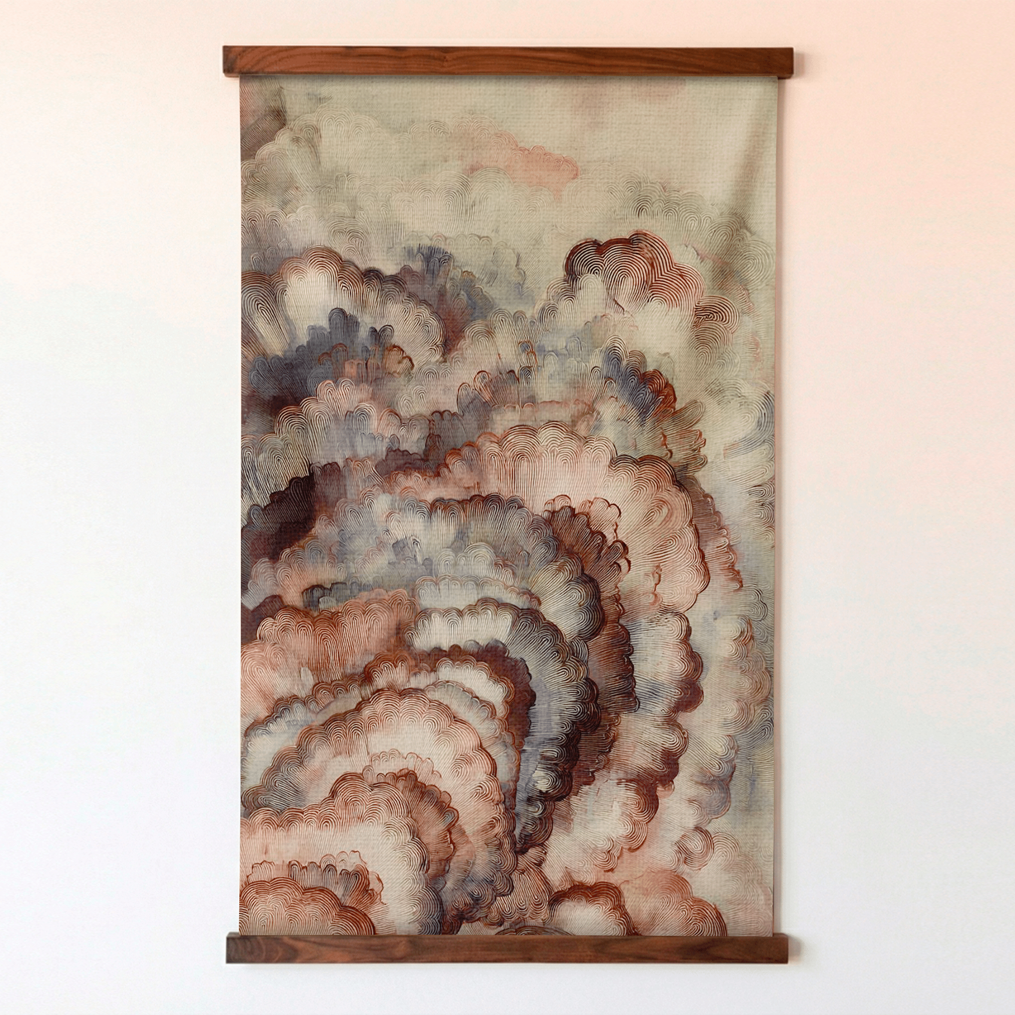 Water Marbling - Tapestry - Painted Paper