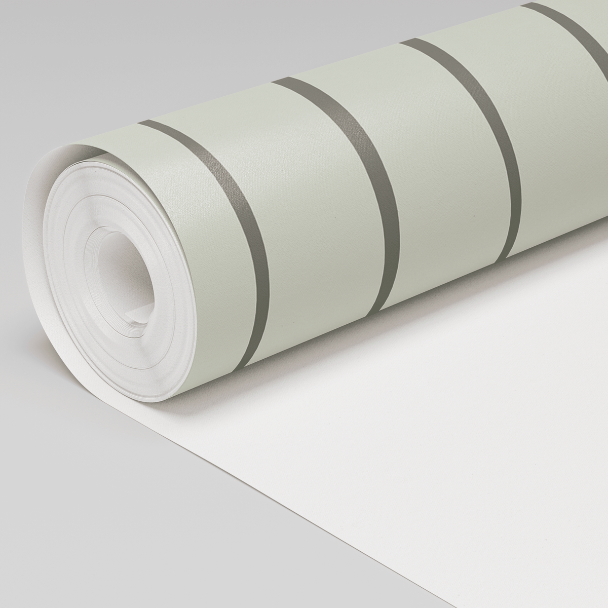 Waterline - Green on Green Wallpaper - Painted Paper