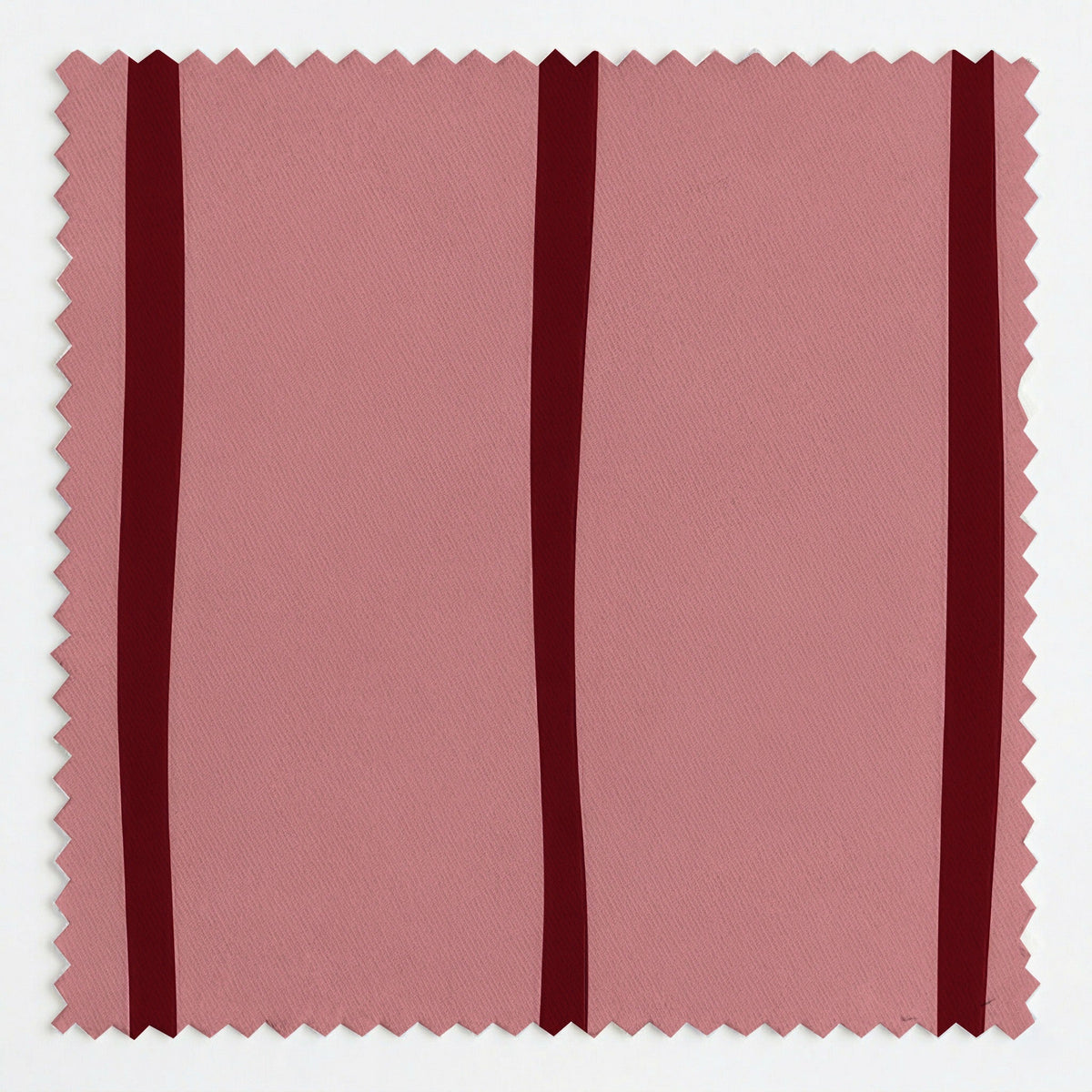 Waterline - Pink & Red - Fabric - Painted Paper