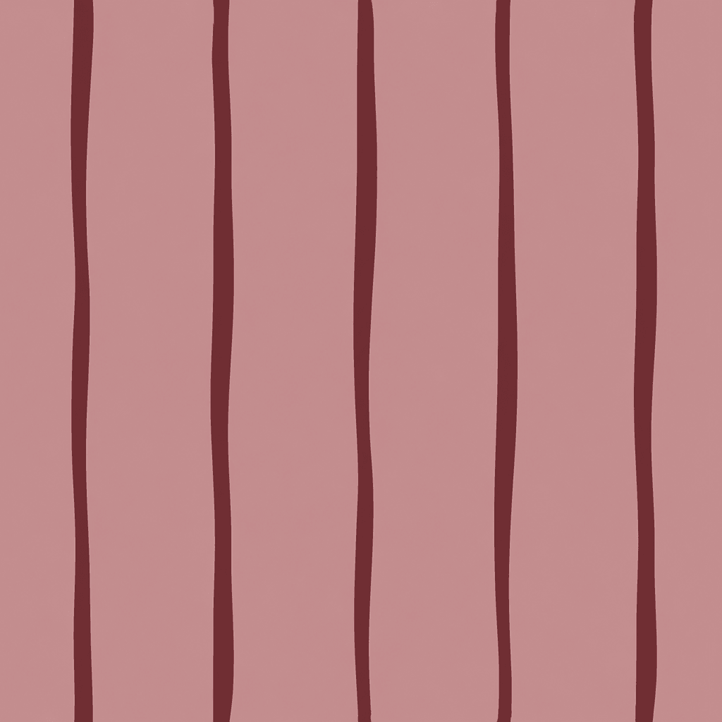 Waterline - Pink & Red Wallpaper - Painted Paper