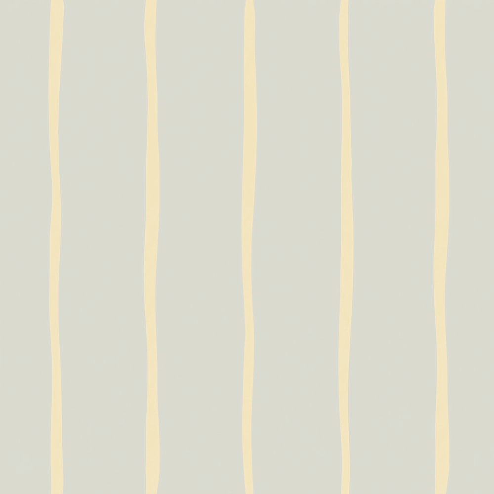 Waterline - Sage & Butter Wallpaper - Painted Paper