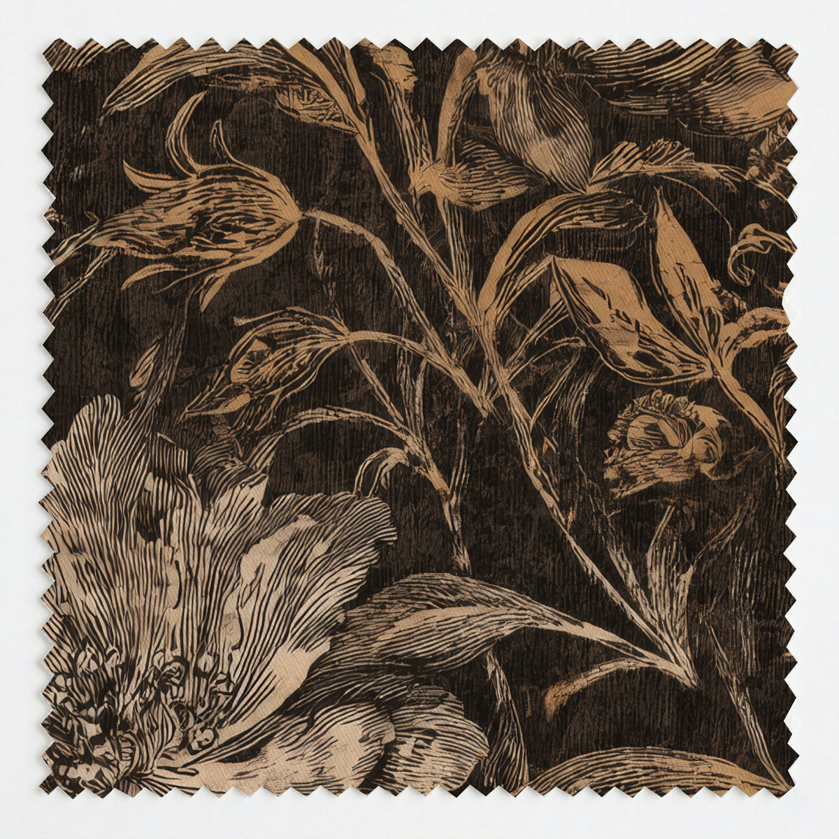 Weathered Pine - Fabric - Painted Paper