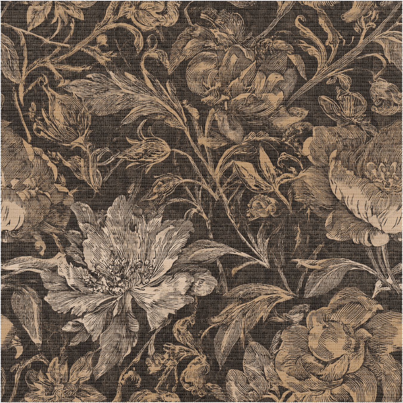 Weathered Pine Faux Grasscloth Wallpaper - Painted Paper