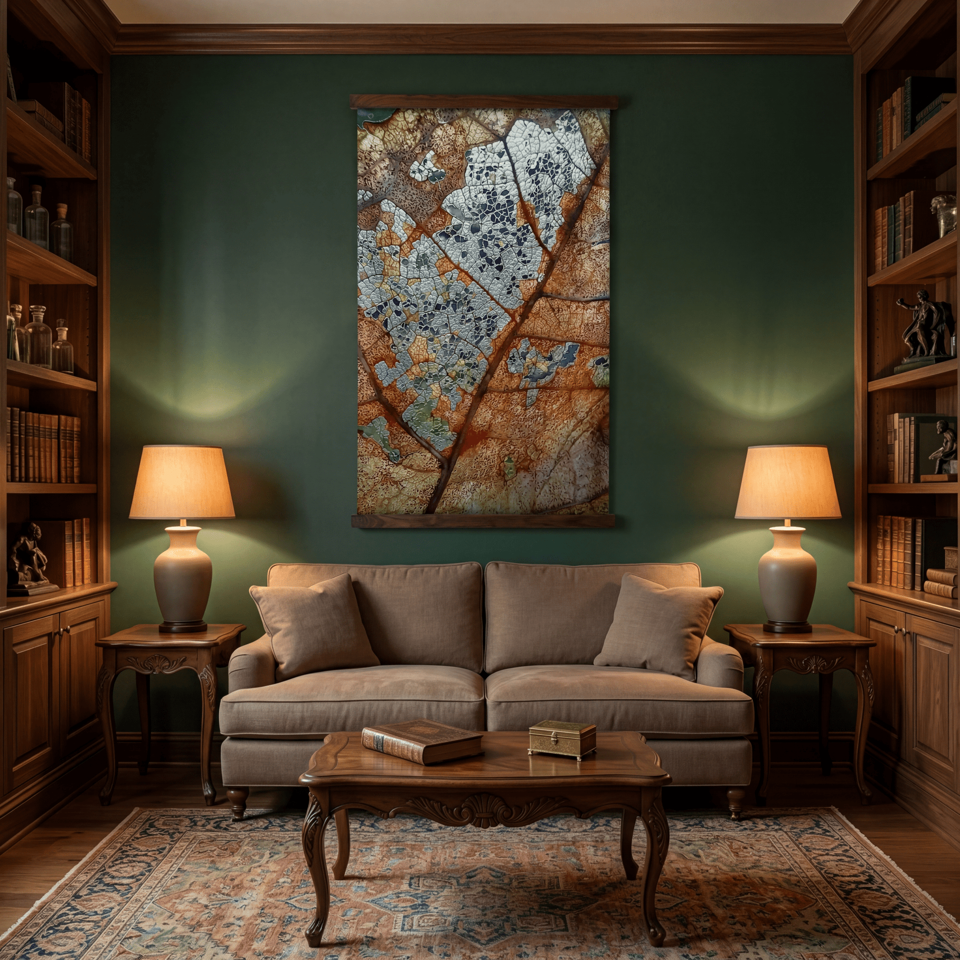Weathered Veins - Tapestry - Painted Paper
