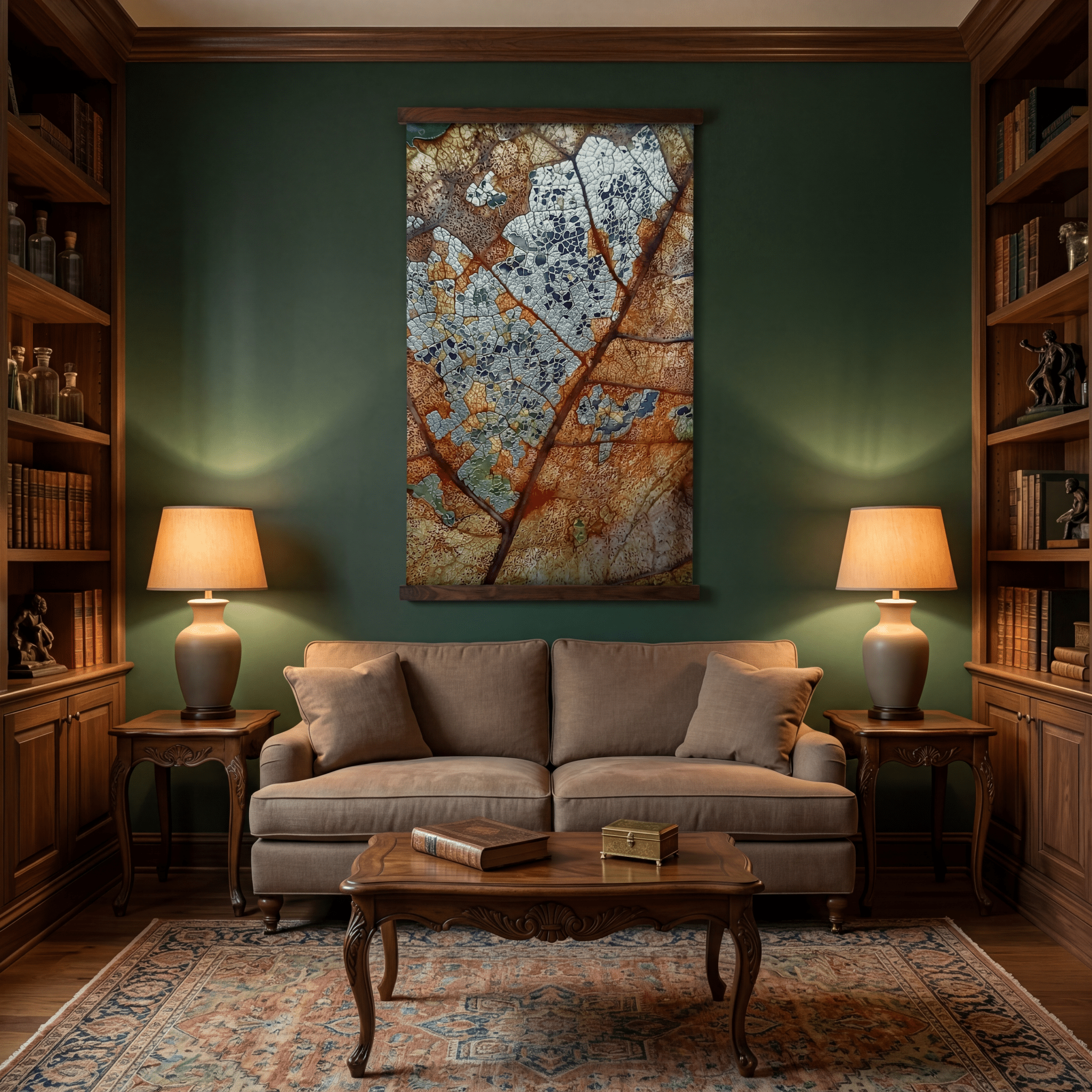 Weathered Veins - Tapestry - Painted Paper