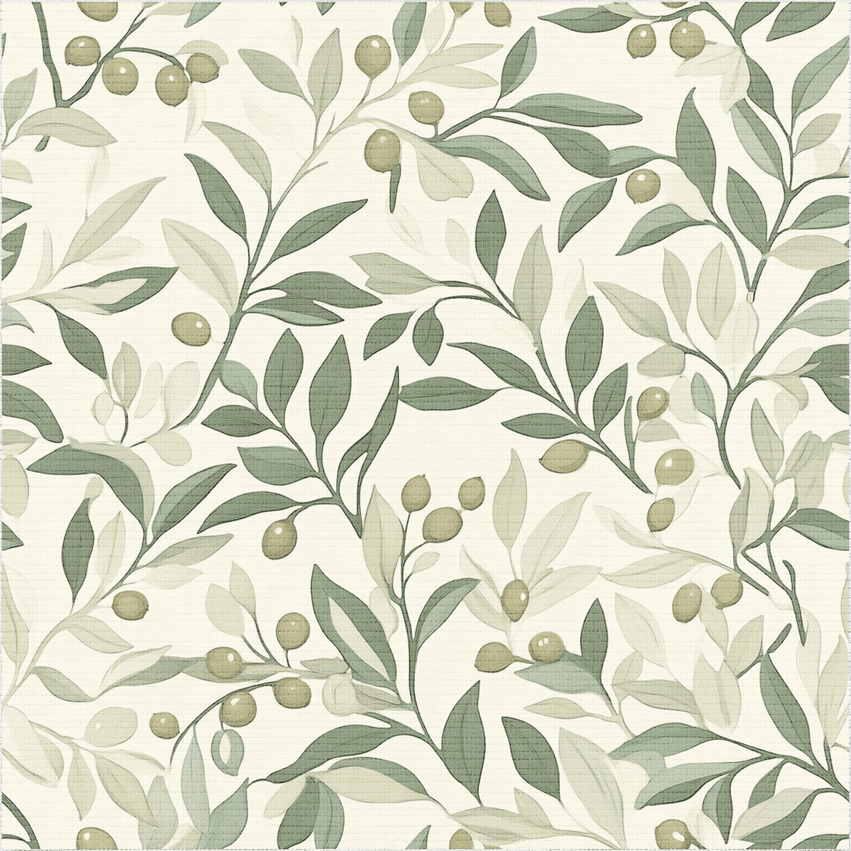 Whispering Vines Faux Grasscloth Wallpaper - Painted Paper
