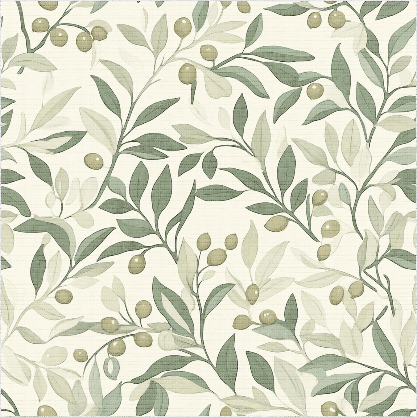 Whispering Vines Faux Grasscloth Wallpaper - Painted Paper
