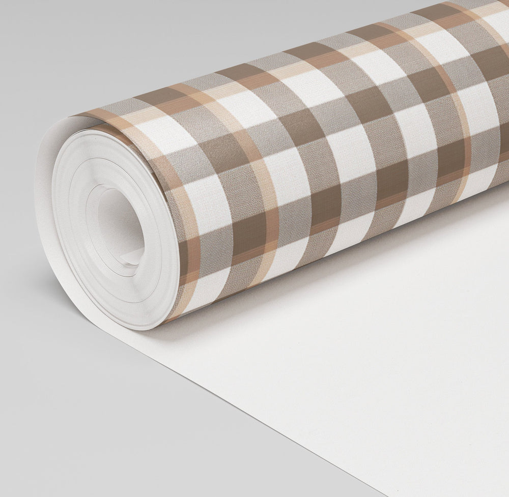 Whittaker Check Wallpaper - Painted Paper