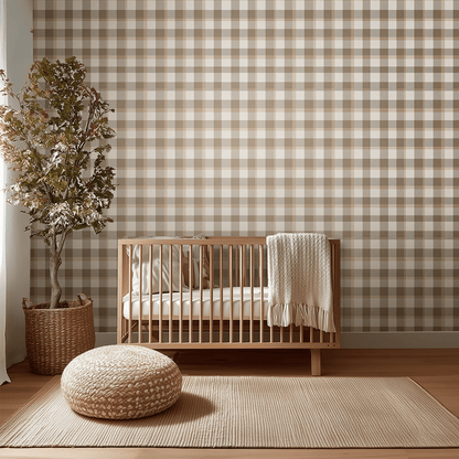 Whittaker Check Wallpaper - Painted Paper