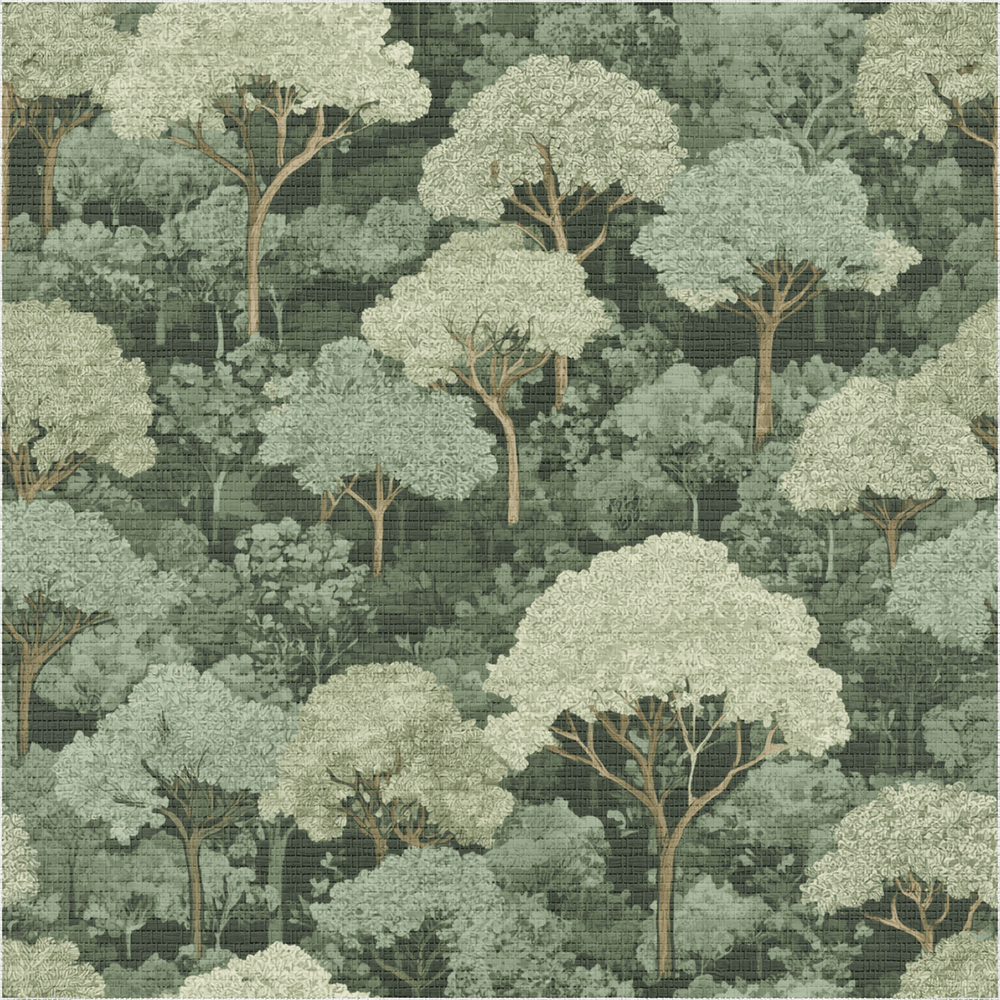 Wild Cypress Faux Grasscloth Wallpaper - Painted Paper