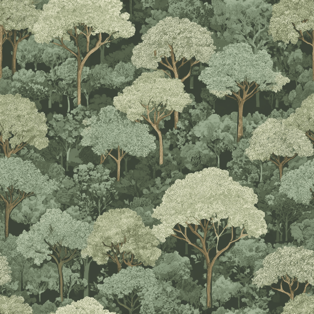 Wild Cypress Wallpaper - Painted Paper