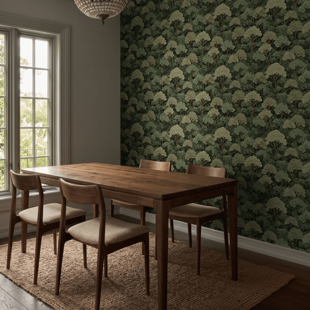 Wild Cypress Wallpaper - Painted Paper