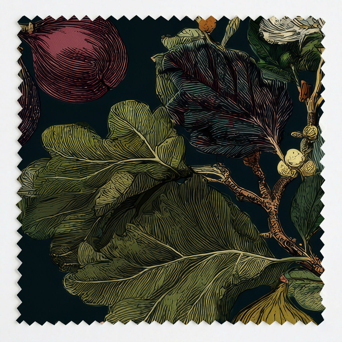 Wild Fig Grove - Fabric - Painted Paper