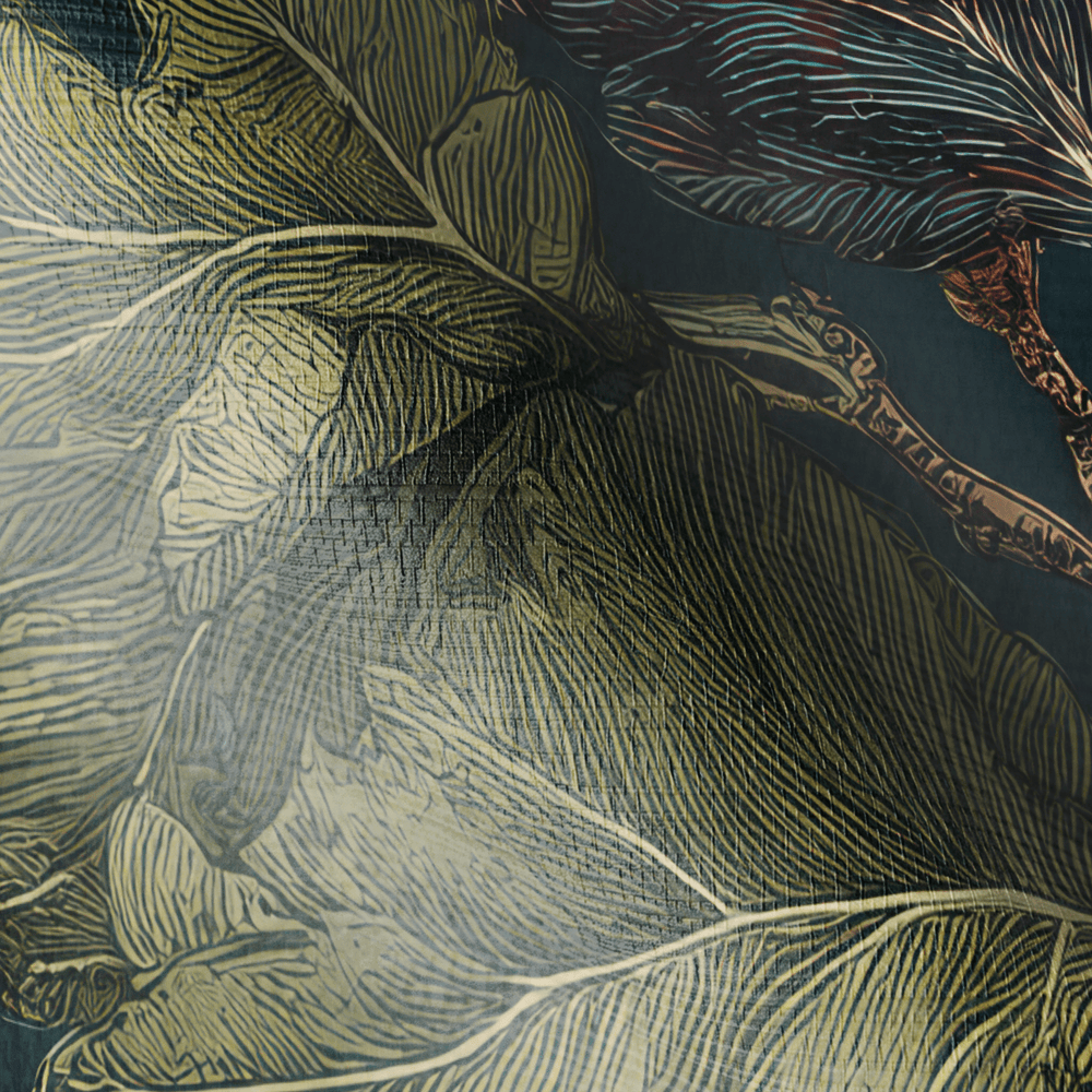 Wild Fig Grove Faux Grasscloth Wallpaper - Painted Paper