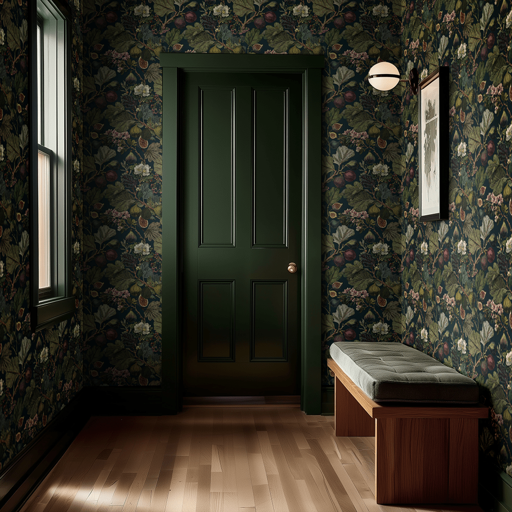 Wild Fig Grove Wallpaper - Painted Paper