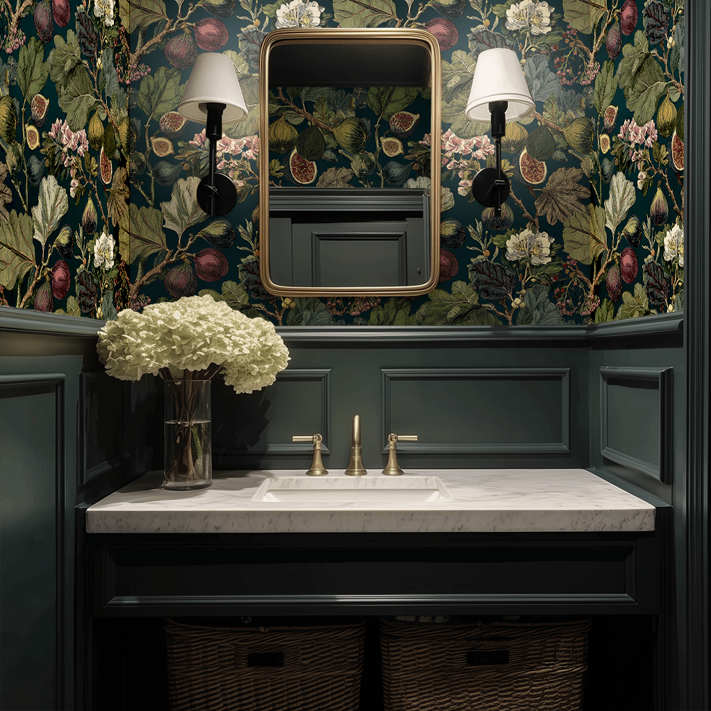 Wild Fig Grove Wallpaper - Painted Paper