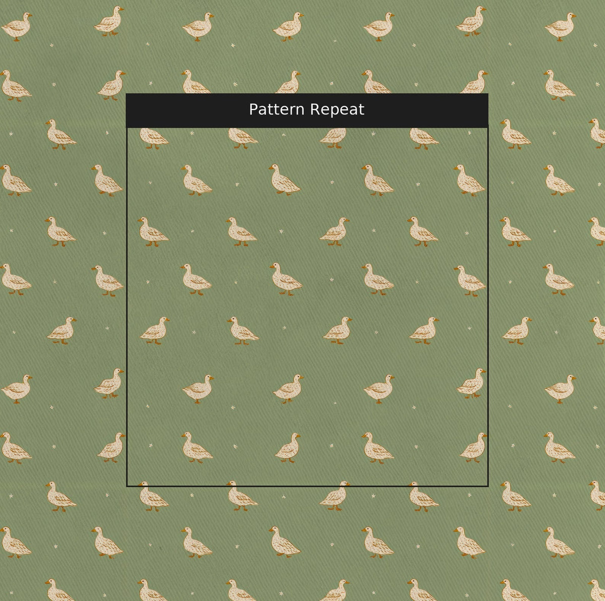 Wild Goose Chase - Fabric - Painted Paper
