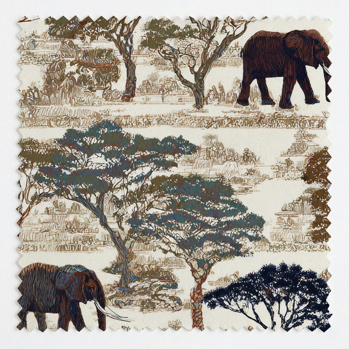 Wilder - Fabric - Painted Paper