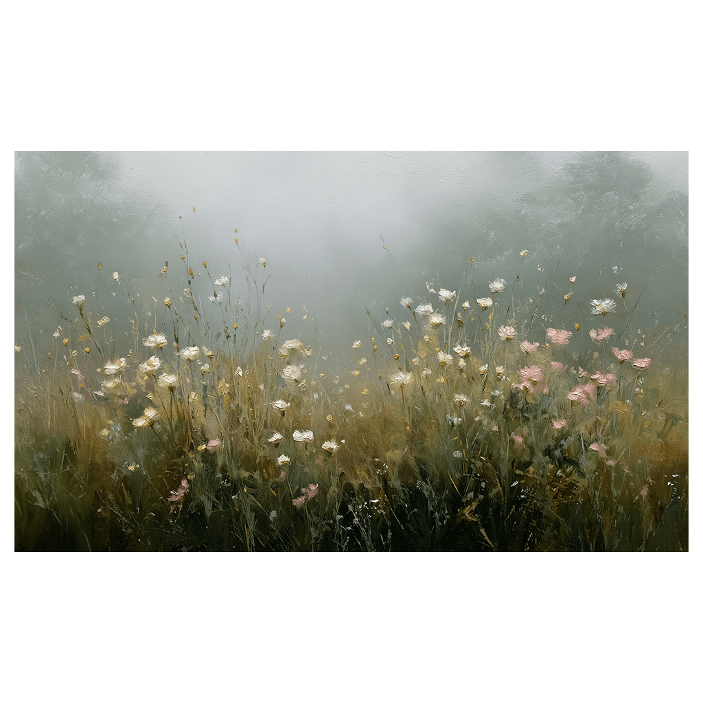 Wildflowers Fade - Tapestry - Painted Paper