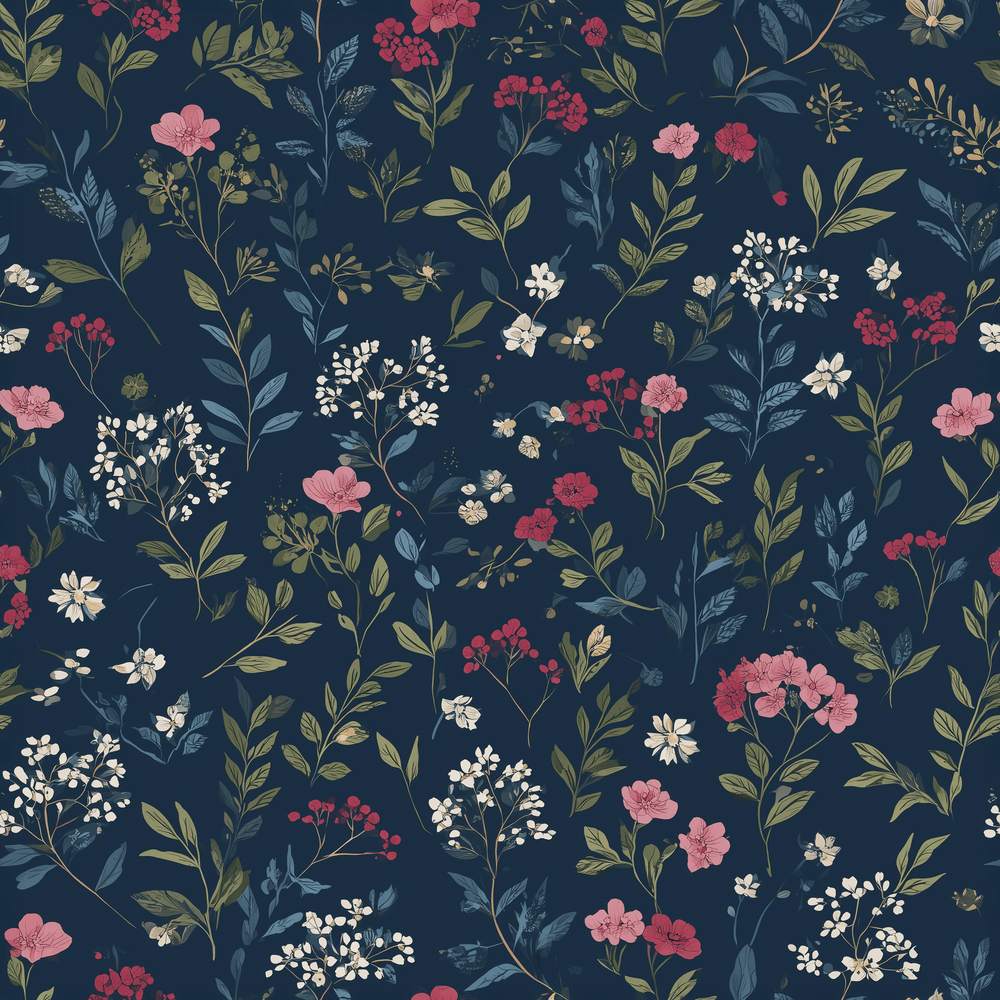 Wilding Bloom Wallpaper - Painted Paper