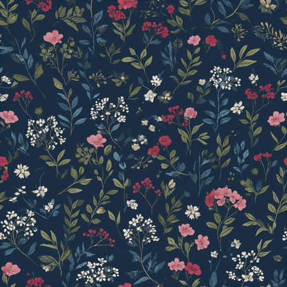 Wilding Bloom Wallpaper - Painted Paper