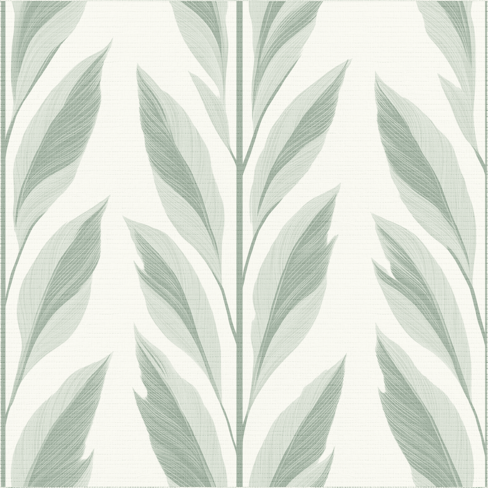 Willow Breeze Faux Grasscloth Wallpaper - Painted Paper