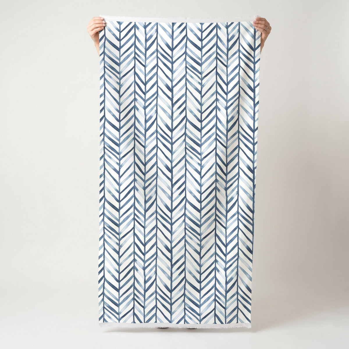 Willow Chevron - Fabric - Painted Paper