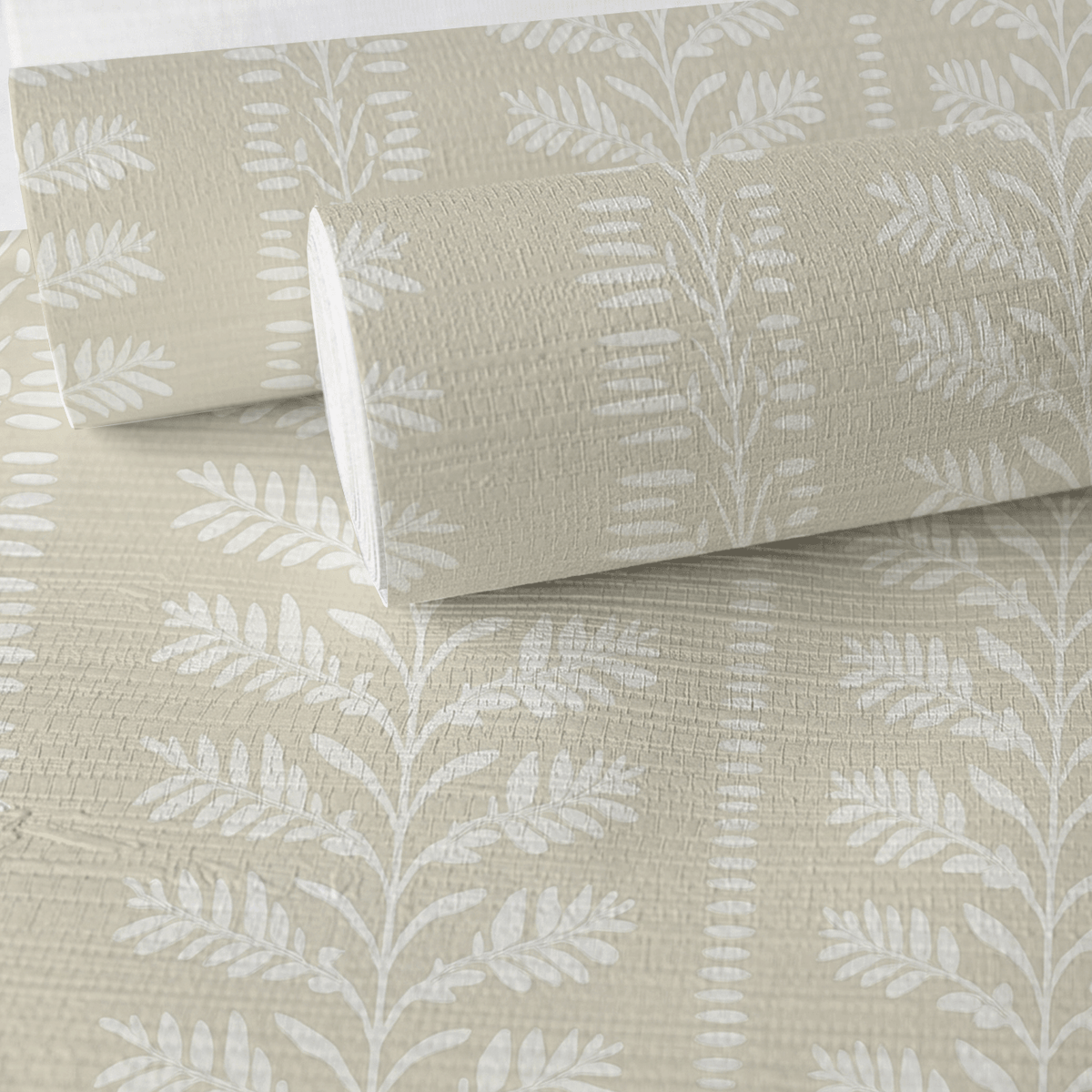 Willowstripe Faux Grasscloth Wallpaper - Painted Paper