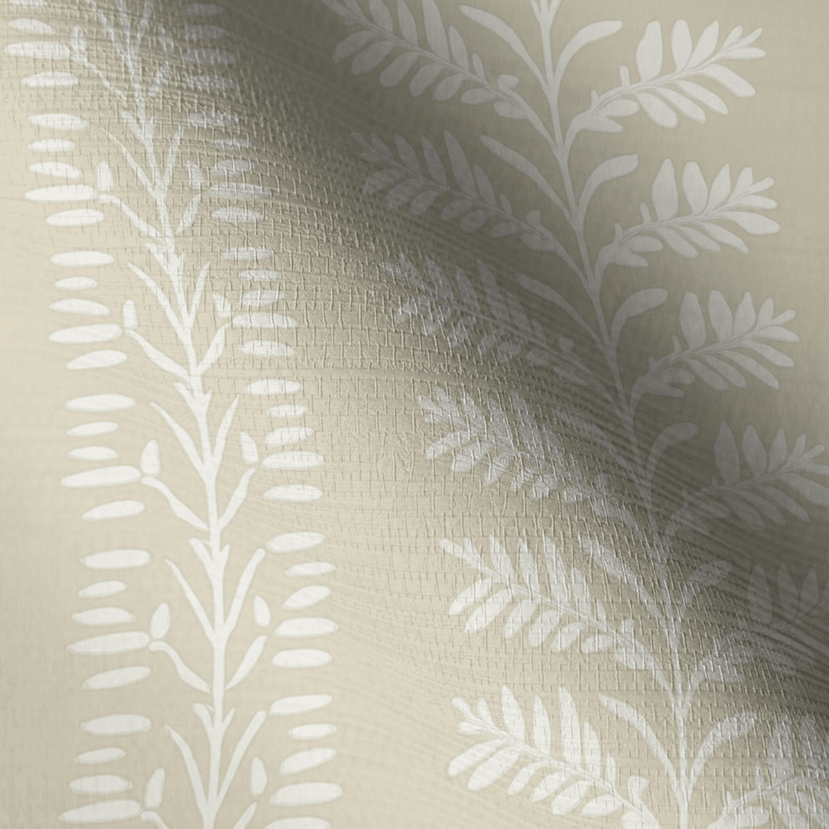 Willowstripe Faux Grasscloth Wallpaper - Painted Paper