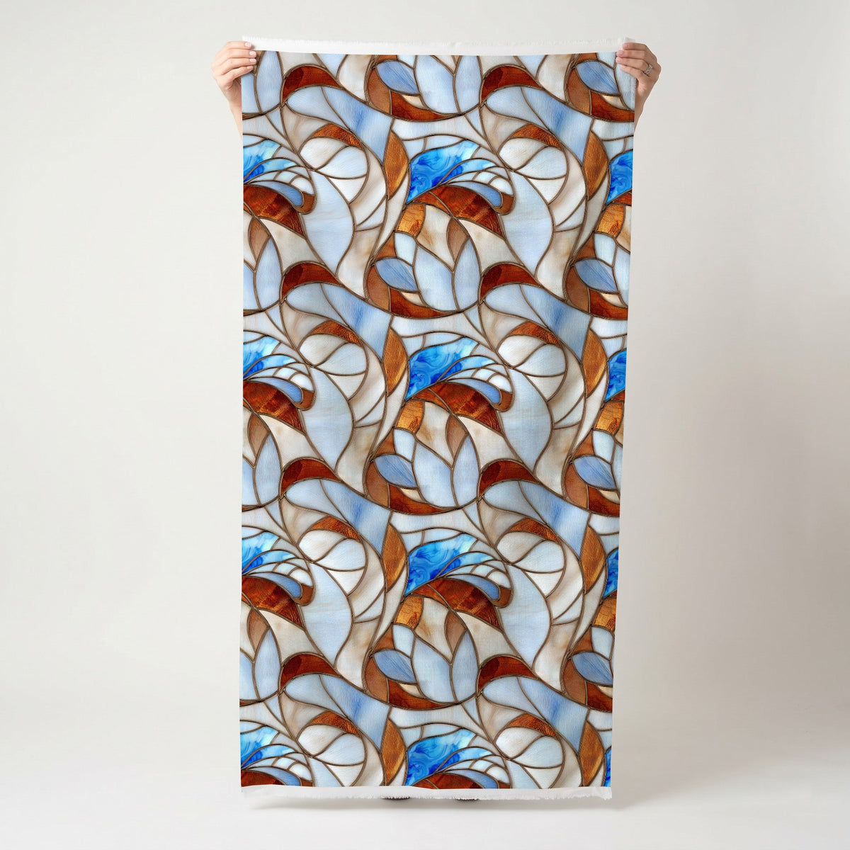 Wing Veil Pattern - Fabric - Painted Paper