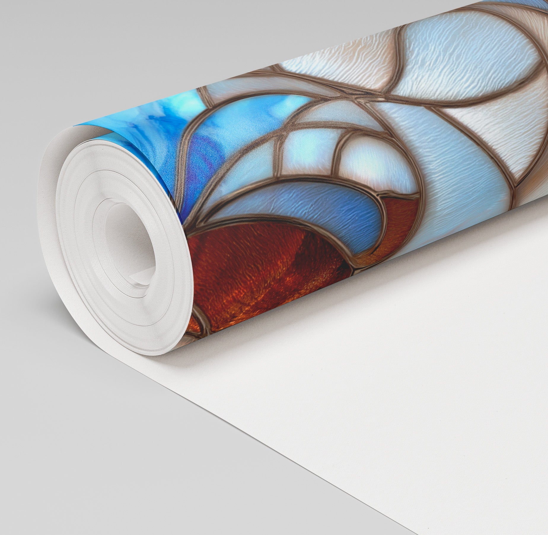 Wing Veil Pattern Wallpaper - Painted Paper