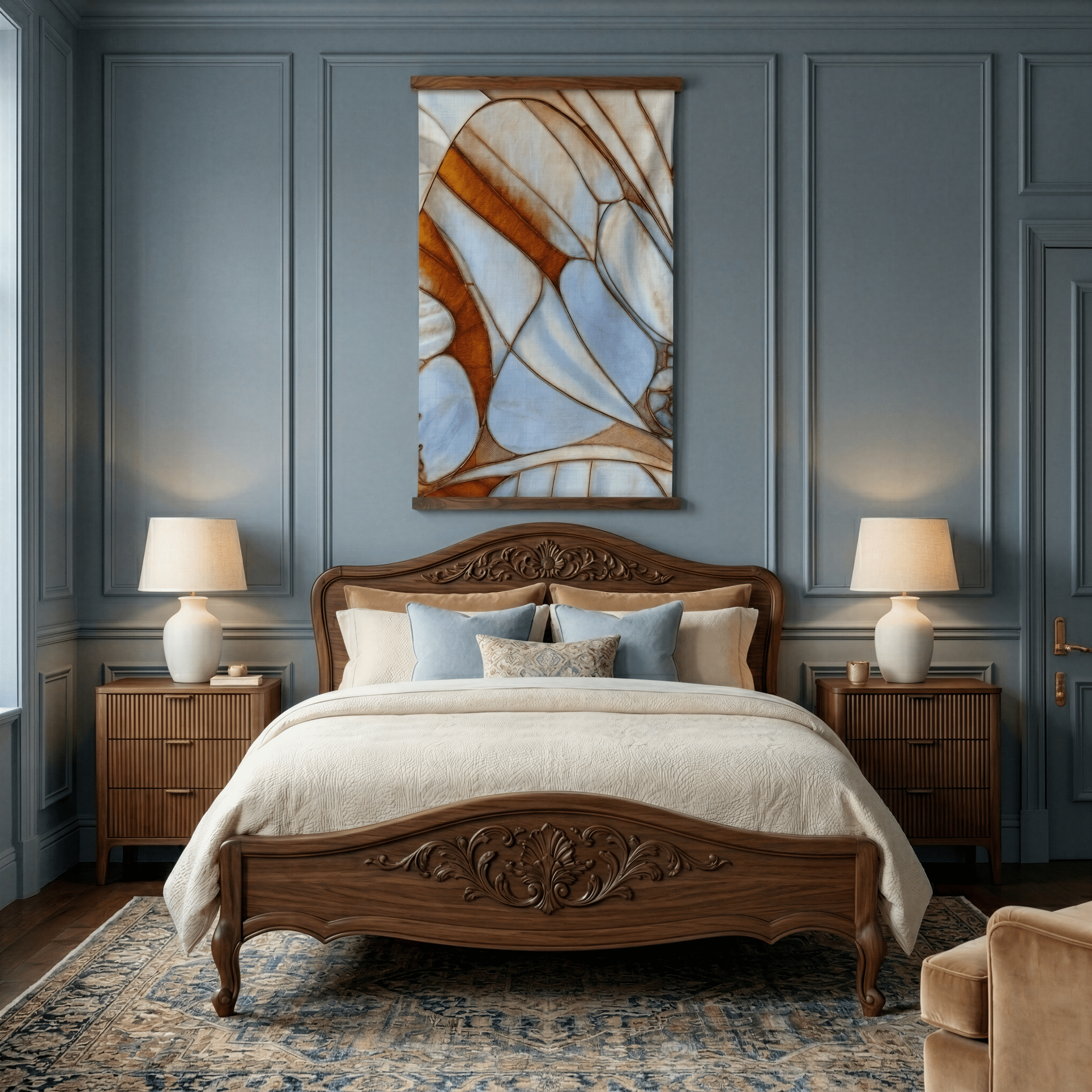 Wing Veil - Tapestry - Painted Paper