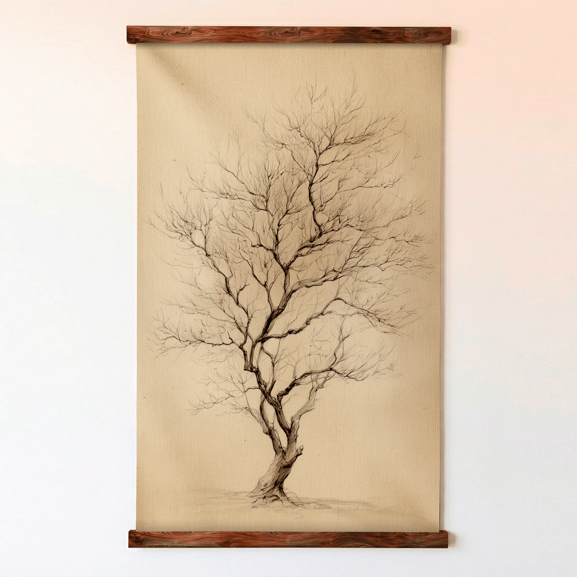 Winter Form - Tapestry - Painted Paper