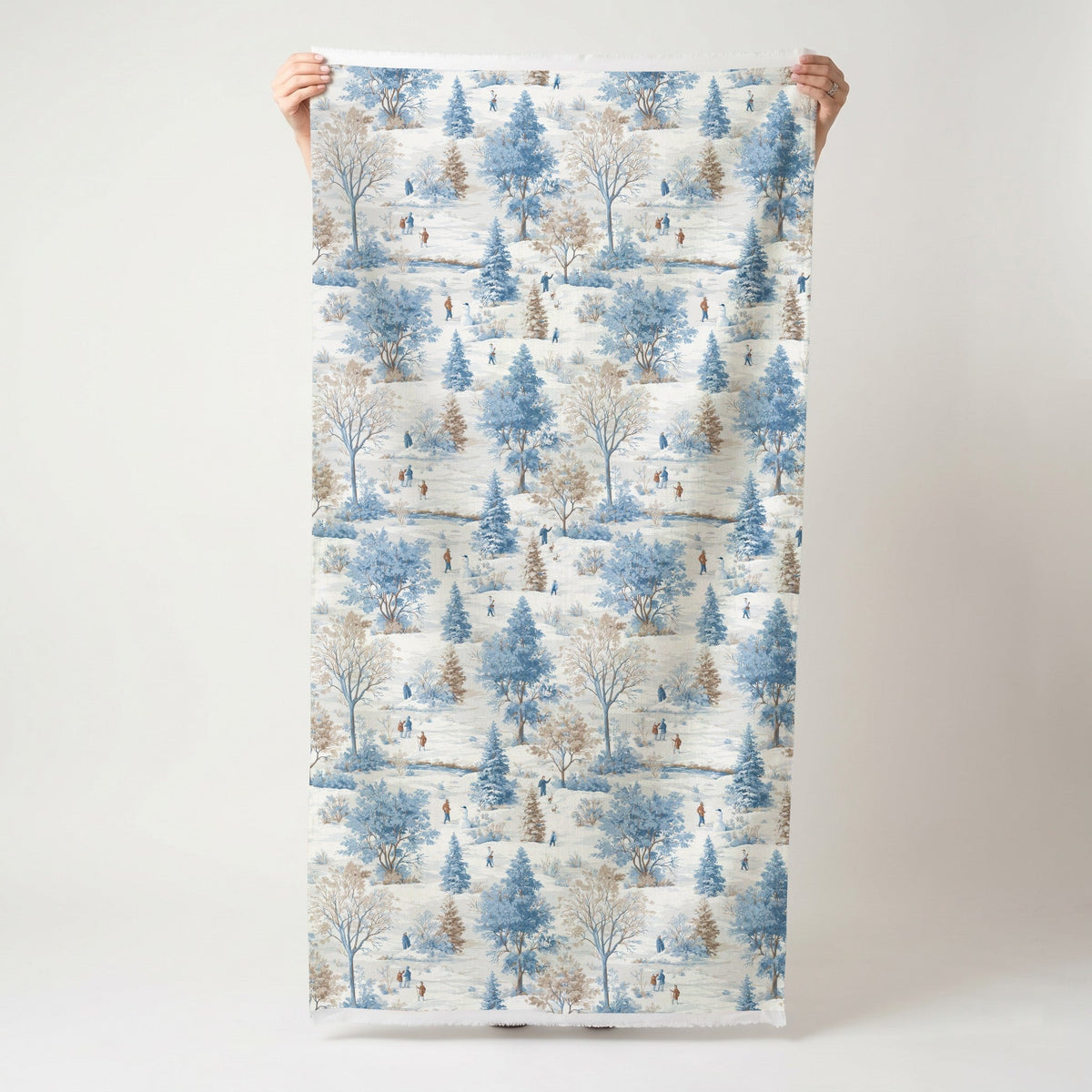 Winter Stroll - Fabric - Painted Paper