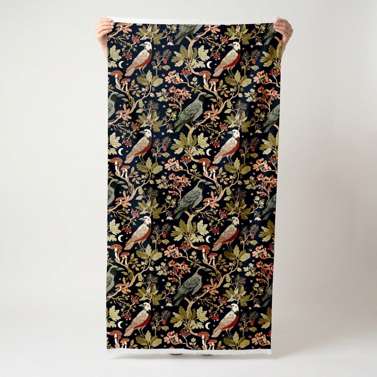 Woodland Aviary - Fabric - Painted Paper