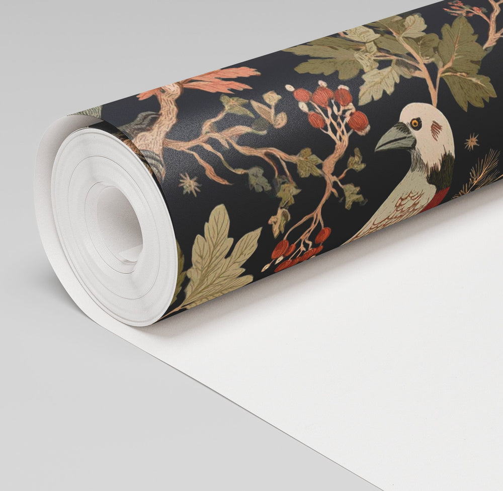 Woodland Aviary Wallpaper - Painted Paper