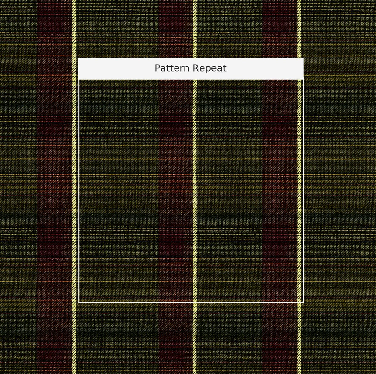 Woodland Tartan - Fabric - Painted Paper