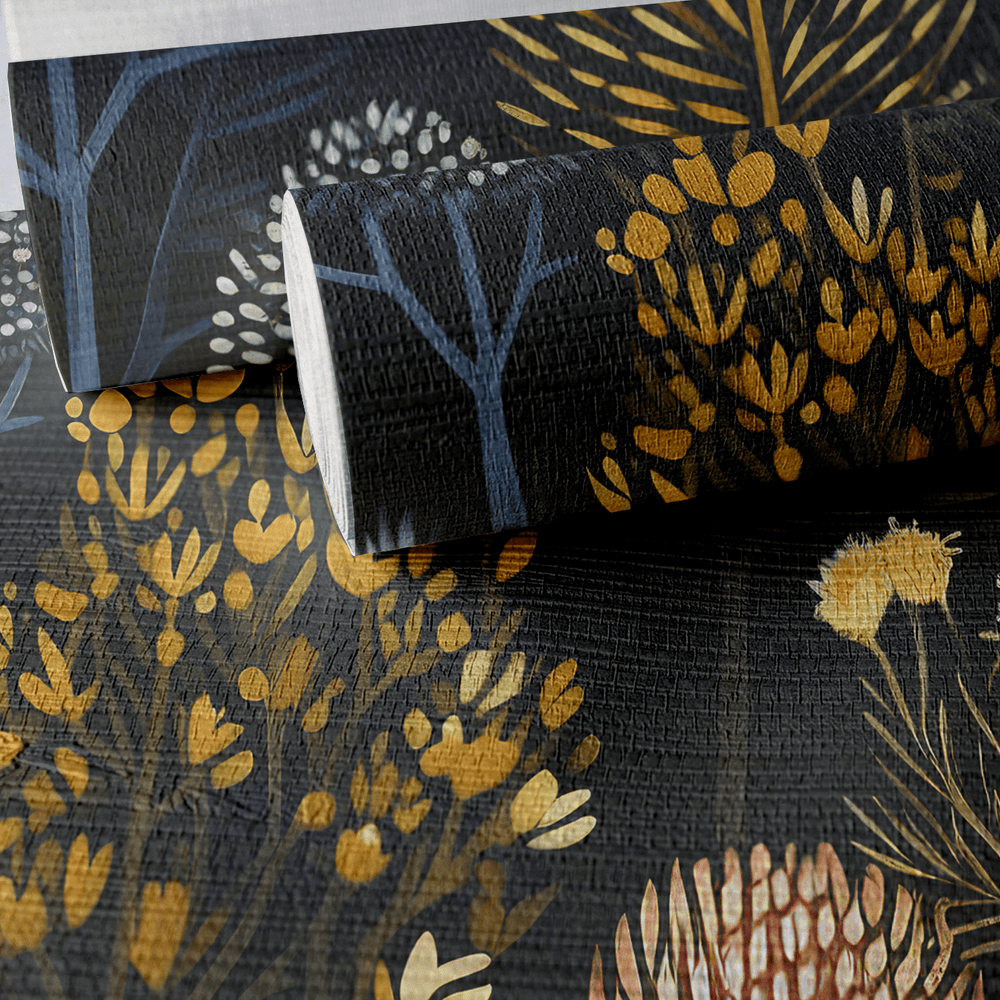 Wren Faux Grasscloth Wallpaper - Painted Paper