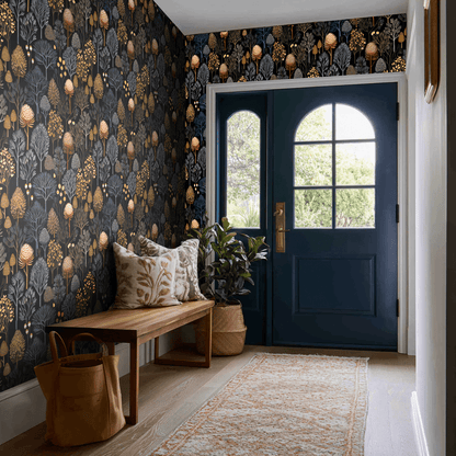 Wren Wallpaper - Painted Paper