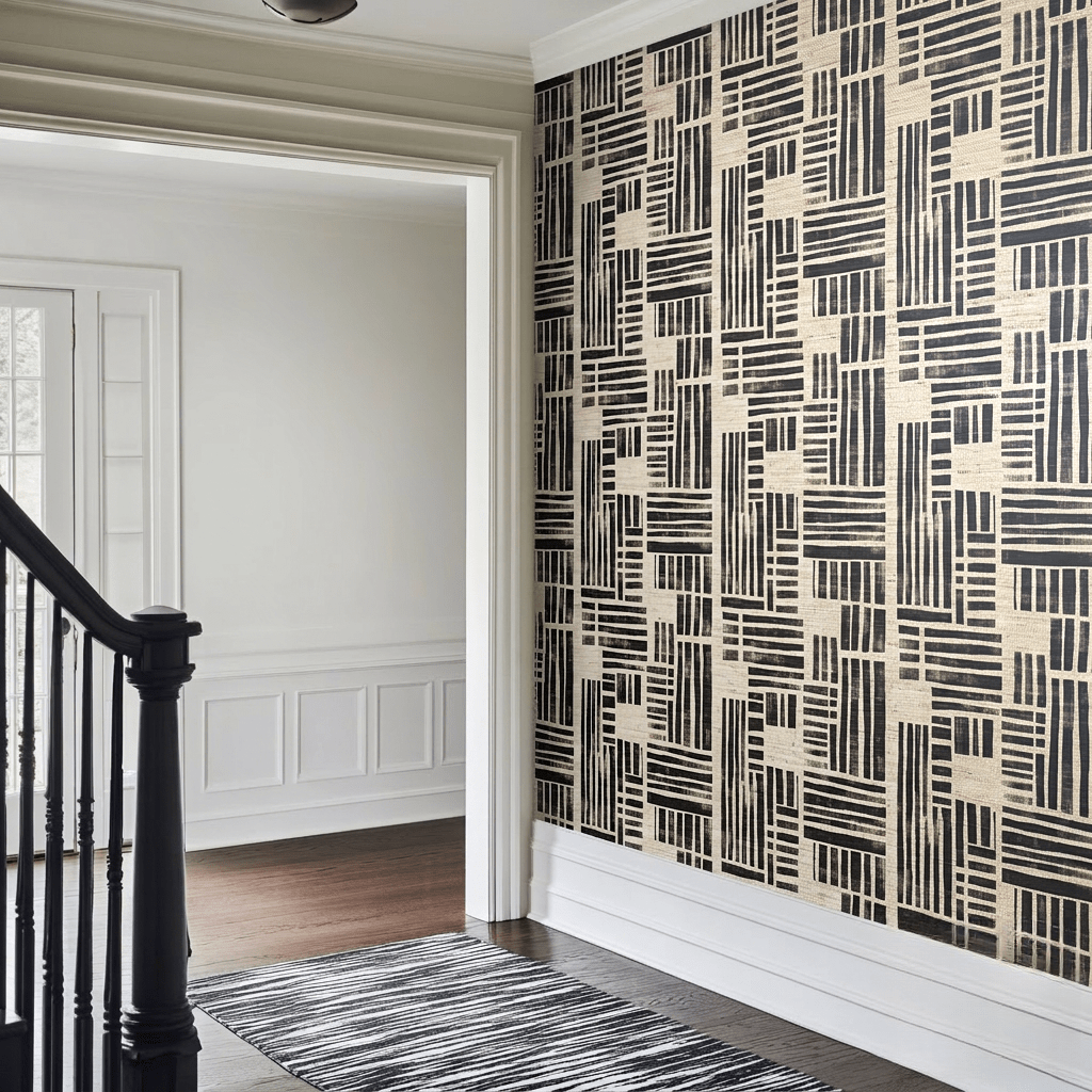 Zane Faux Grasscloth Wallpaper - Painted Paper