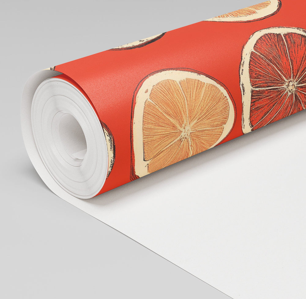 Zest Fest Wallpaper - Painted Paper