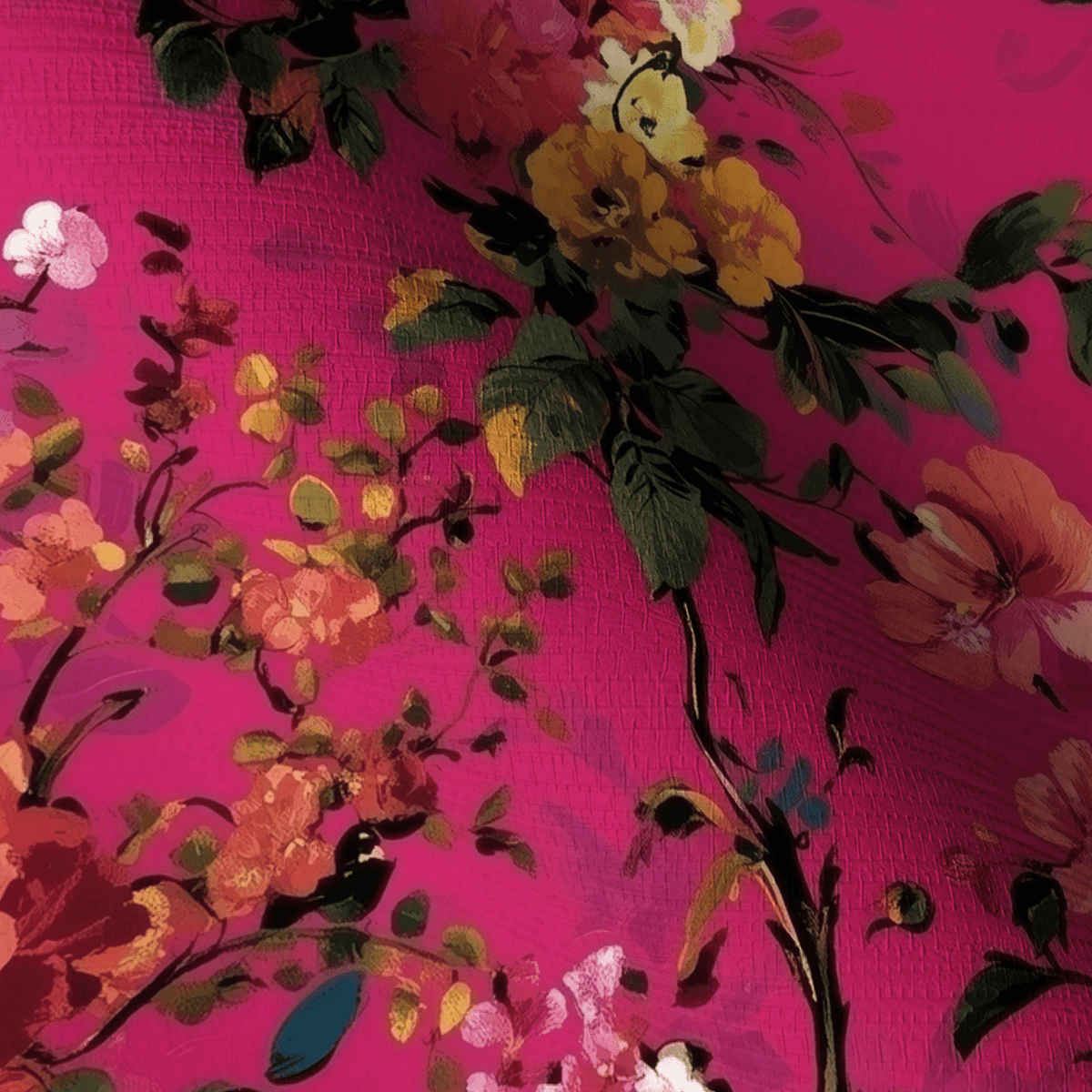 Zinnia Faux Grasscloth Wallpaper - Painted Paper